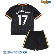 Maglie da calcio Aston Villa Alejandro Garnacho #17 Seconda Maglia Bambino 2026-27 Manica Corta + Pantaloni corti)